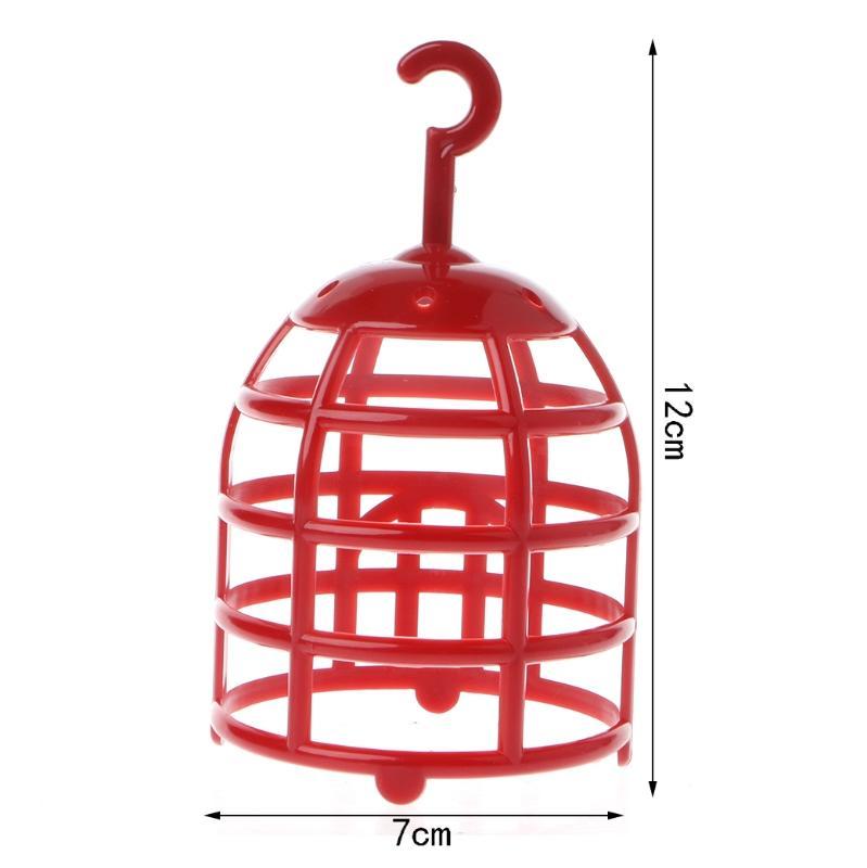 6 Pcs for Creative Birdcage Fruit Fork Toothpick Plastic Stand Holder