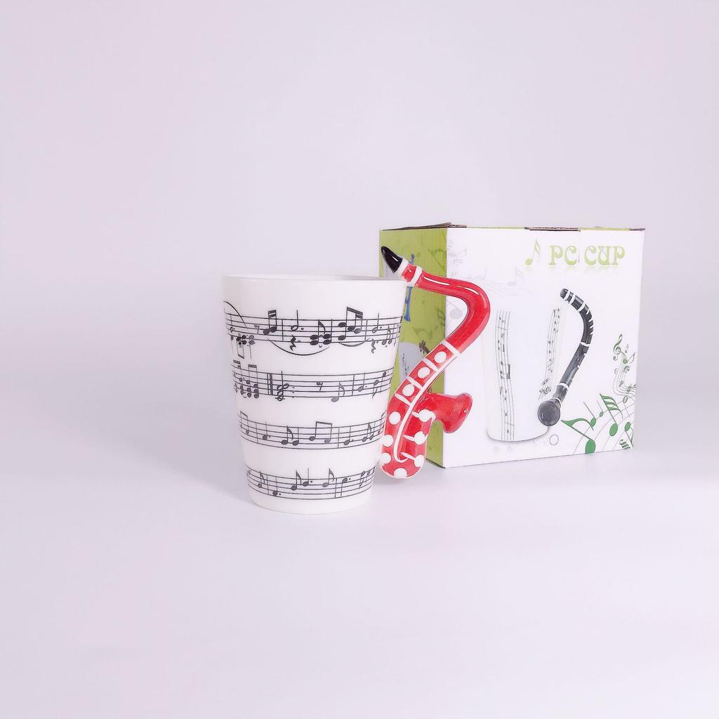 400L Musical Instrument Saxophone Water Cup Ceramic Cup