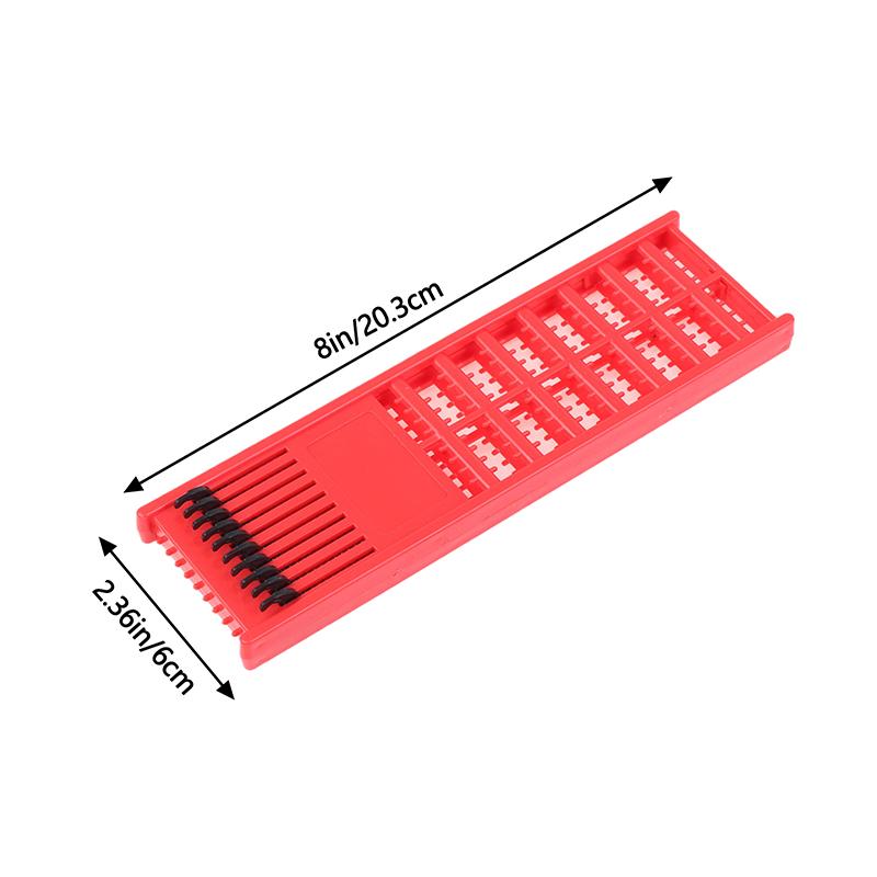 

1 шт. Пластиковий тримач для риболовних гачків. Тримач для рибальських гачків. Тримач для рибальських гачків. Тримач. червоний