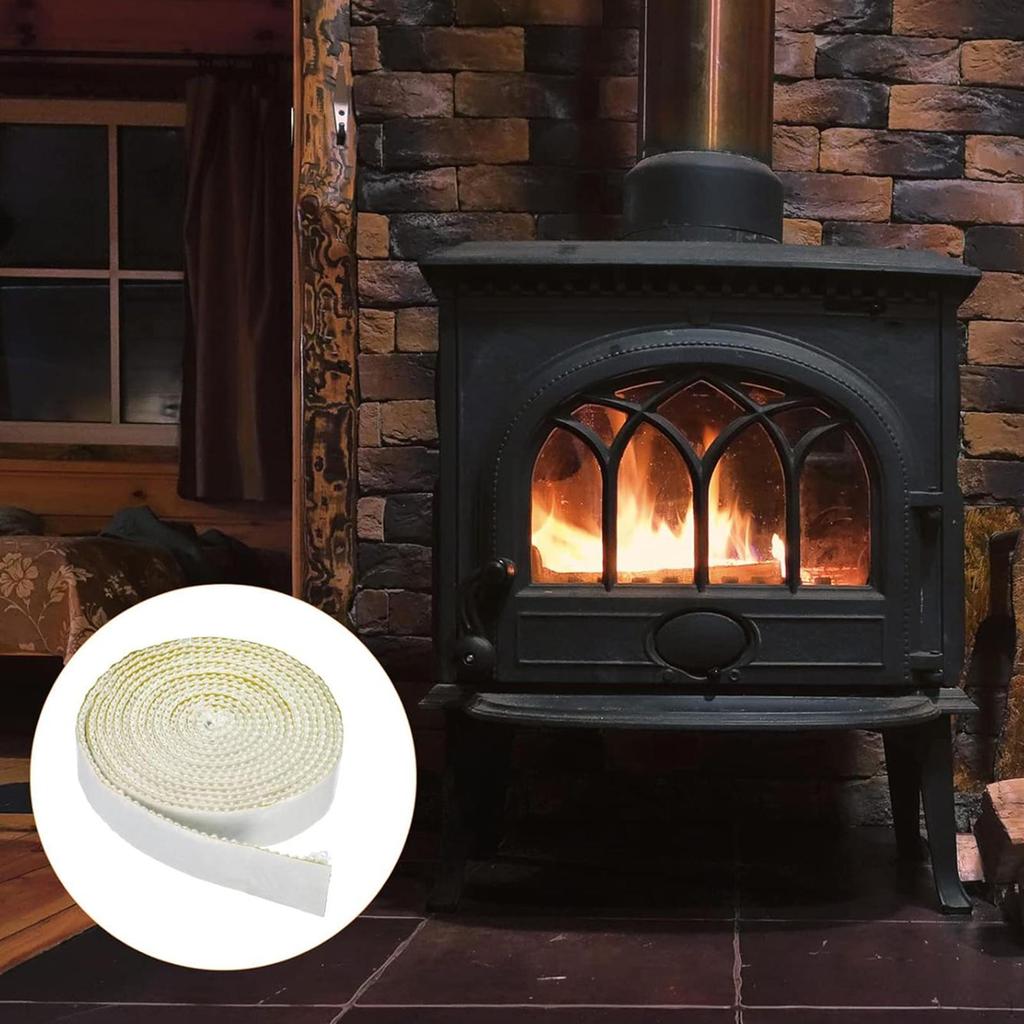 Gasket Tape for Stove Double Sided Heat Resistant Versatile Door Rope Workshop