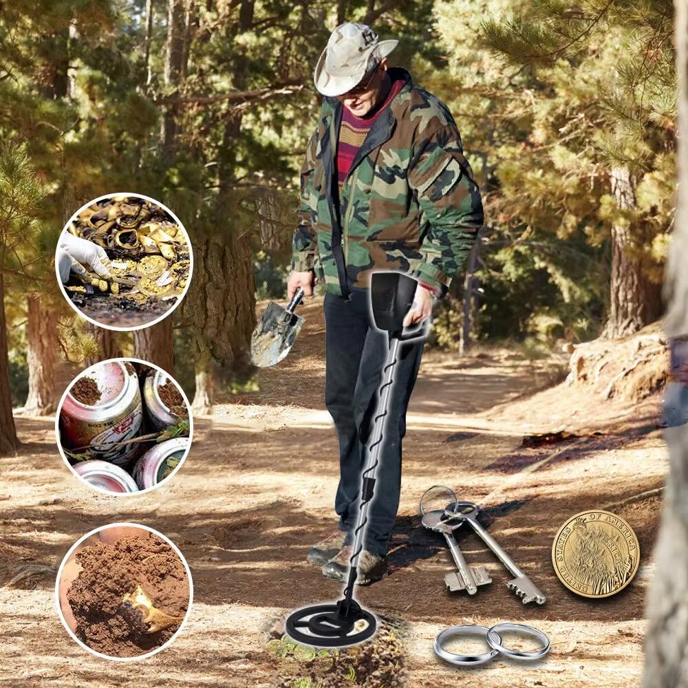 High Accuracy Professional MD-4090 Underground Metal Detector LCD Metal Detector With Memory Function Backlight Adjustable