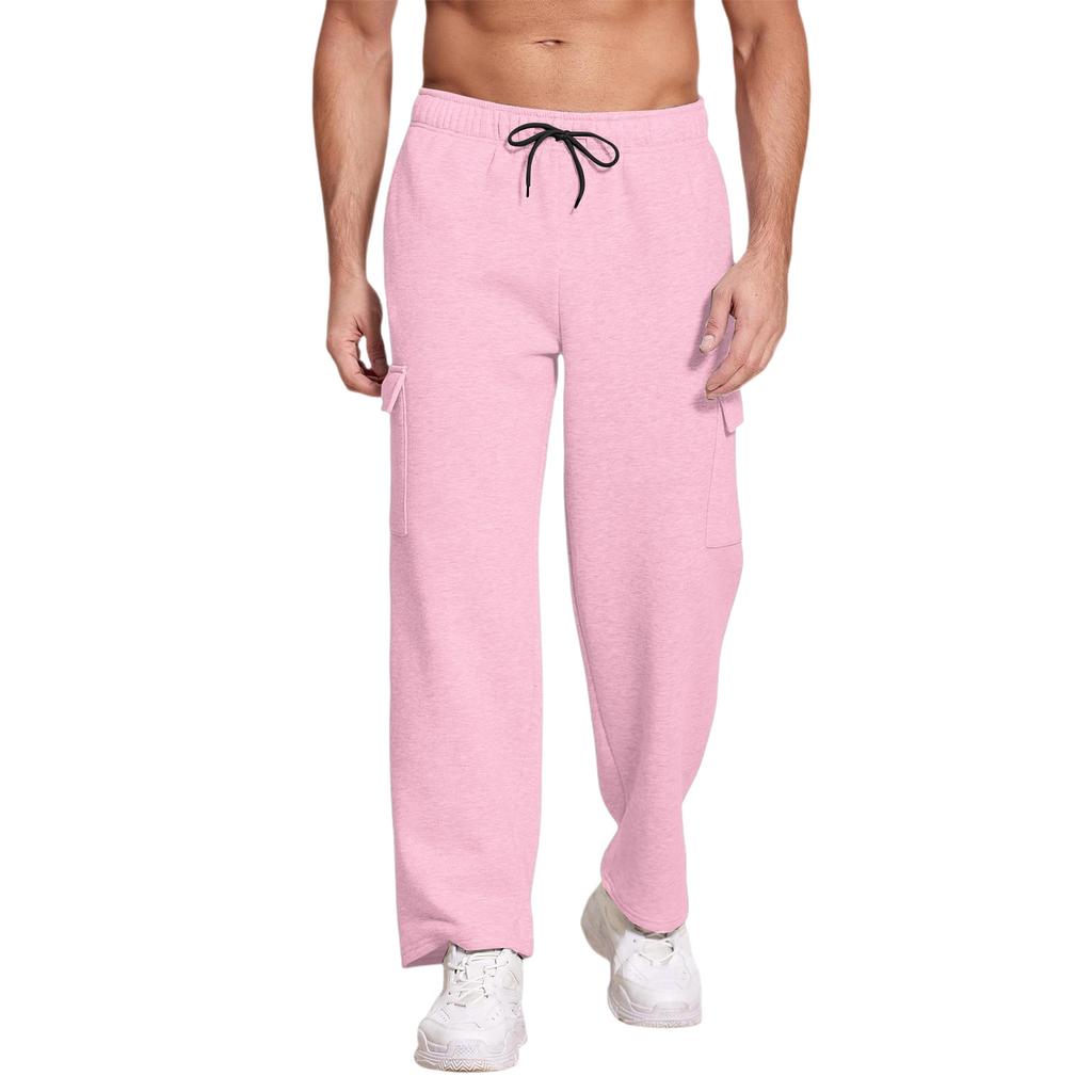 Casual Sports Pants Men's Loose Leggings Long Panel Fitness Running Training Pants