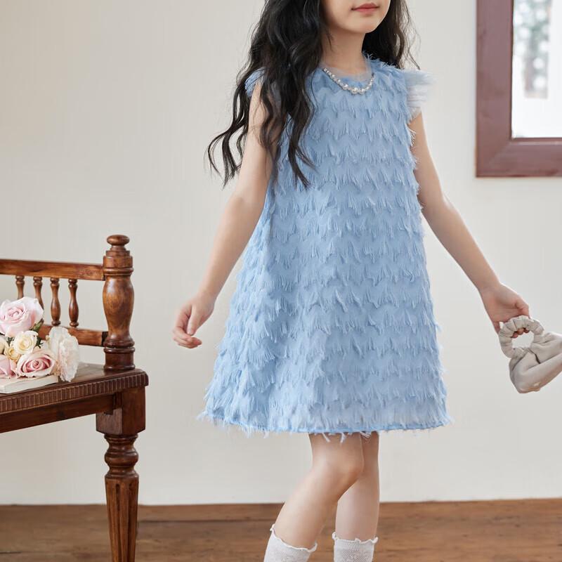 LUSON Girls' Summer Vacation Dress