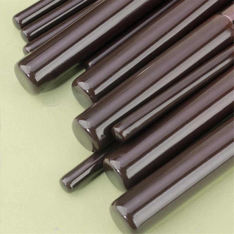 Portable 11 Pieces Makeup Brush Set For Travel Essential Cosmetic Brushes With Storage Bag for Women and Girls