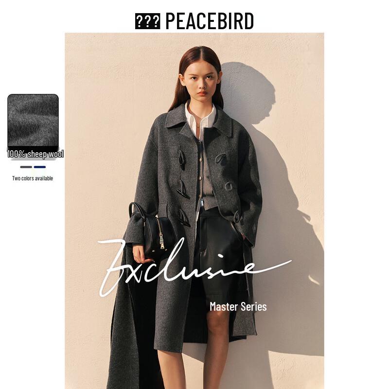 PEACEBIRD Women s Master Select Wool Toggle Coat L