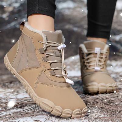 Ανδρικές Μπότες Χιονιού Βελούδινες Ζεστές Χειμερινά Αθλητικά Παπούτσια Γυναικεία Παπούτσια από Βαμβάκι Αντιολισθητικά Εξωτερικού Χώρου Πεζοπορίας Αθλητικά Παπούτσια Μποτάκια Αστραγάλου