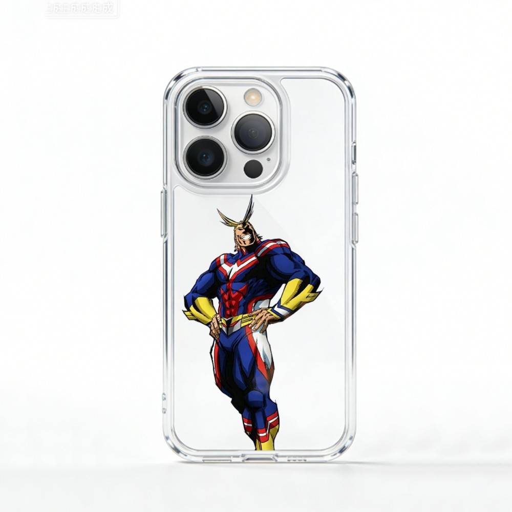 T-Toshinori Y-Yagi MHA All Might    Phone Case For iPhone 17 16 15 14 13 12 11 Mini Pro Max Plus Transparent Cover