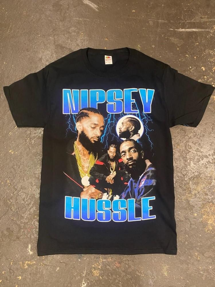 NEW NIPSEY HUSSLE LIGHTNING T SHIRT  Unisex T-Shirt M