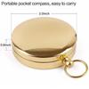 Copper Flip Outdoor Multi-Function Metal Compass with Luminous Pocket Watch Compass  (Gold)