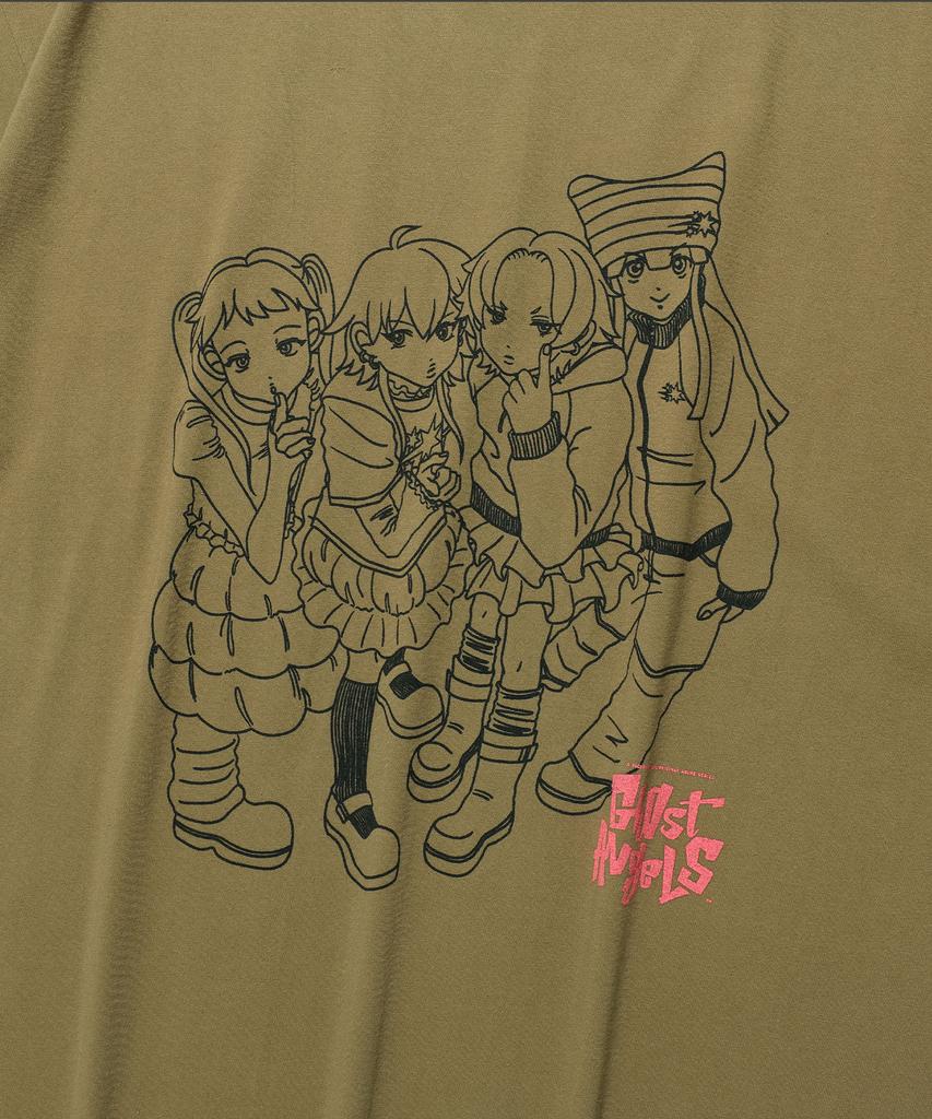 NICEGHOSTCLUB Ghost Angels Photo Big Big Tee_Khaki(Ng2Fmut543A)