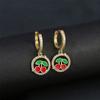 Vintage Cherry Ear Jewelry Women Earring Stylish Women Wedding Earrings Ears Pendant Comfortable Wearing for Woman
