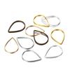 30Pcs/lot Teardrop Waterdrop Mix Color Jump Ring DIY For Jewelry Making Finding Accessories Supplies Earring Necklace Connectors