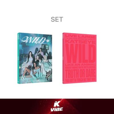 Official KATSEYE 'WILD' Album [Full Version SET] - Limited 2-CD Collection