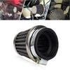 Silver Motorcycle Air Filters Universal Intake Induction Kit for 50cc To 125cc Engines