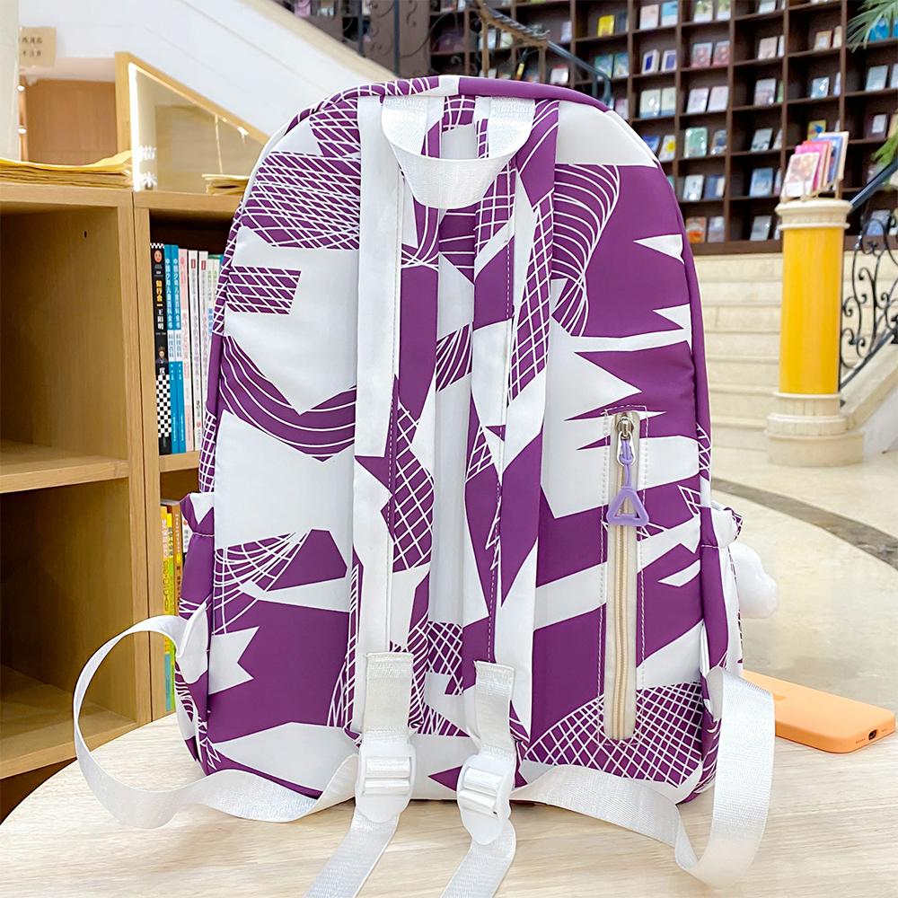 Backpack 2025 New Personalized Graffiti Backpack Travel Bag College High School Backpack Computer Bag
