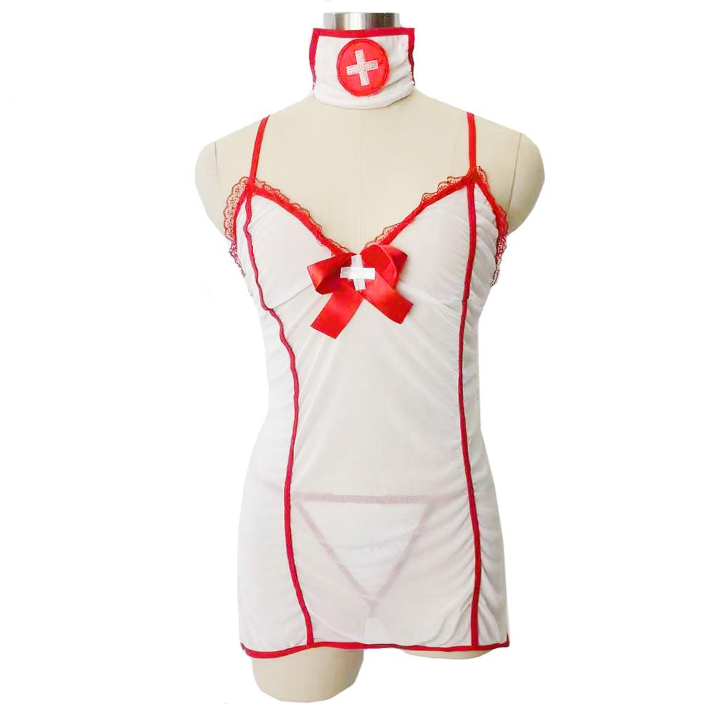 Women Sexy Hollow Backless Lingerie Bodysuit  Underwear With Headband
