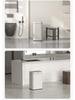 Large Capacity High-Legged Smart Sensor Trash Can with Lid for Kitchen, Bathroom, and Office