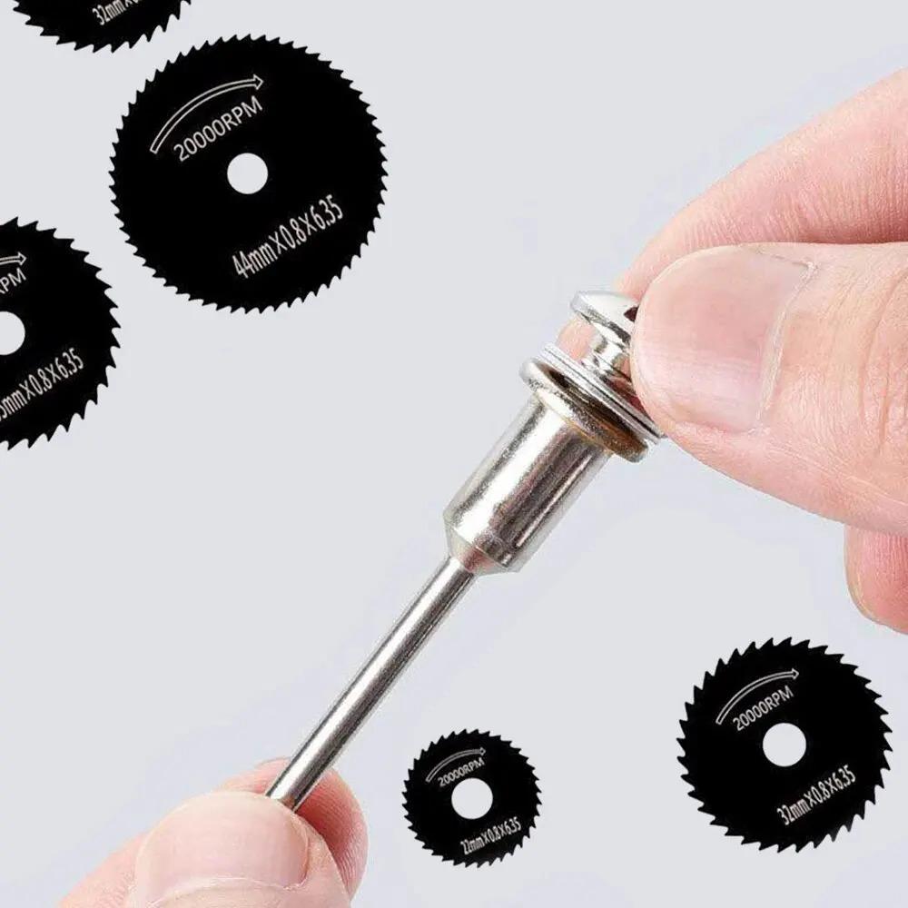 6 Pieces of Woodworking Metal Cutting Blades, Circular Saw Blades, and Small Saw Blade Tools