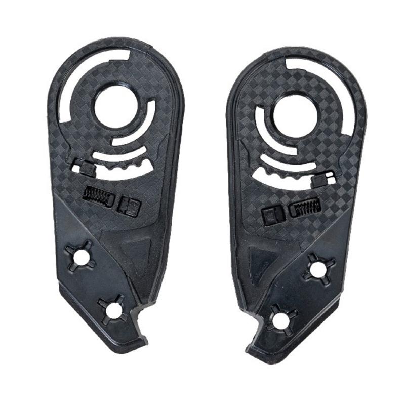 Helmets Visors Shield Gear Base Plate Set for Motorbike Helmets Repair Part Visors Base Plate 1