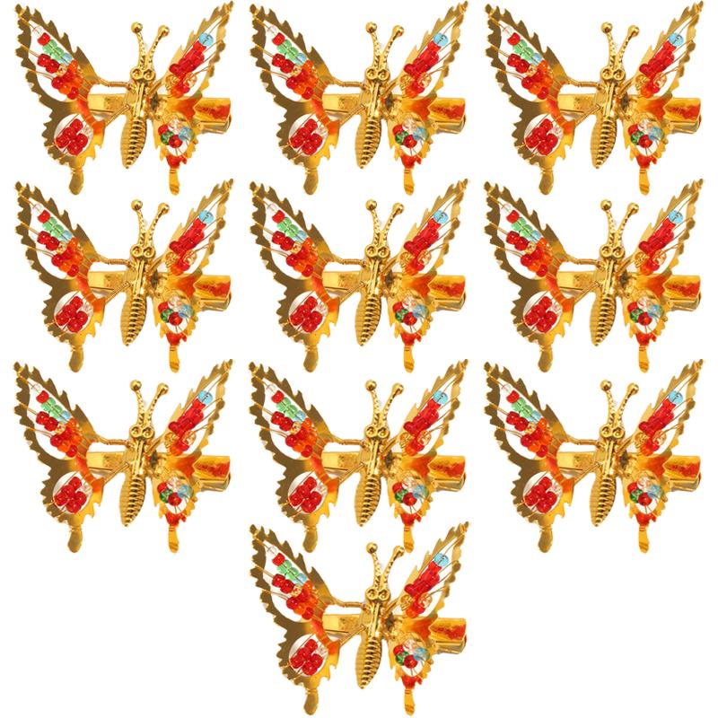 Move The Butterfly Spring Hair Clip Little Girl Super Girl Broken Duckbill Clip Hair Accessories