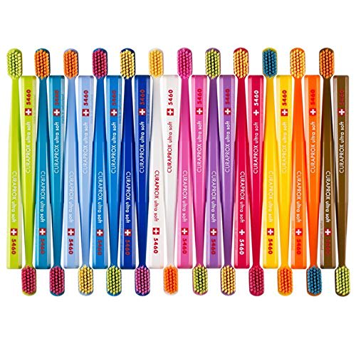 Curaprox Ultra-Soft Ultra-Fine Bristle Toothbrush, CS5460 (1 brush)