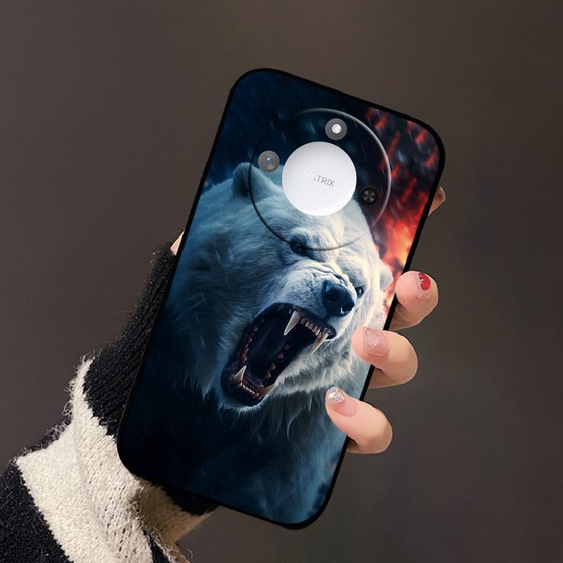 Luxury Cartoon Case For Honor X60 Soft TPU Silicone Phone Back Cover For Huawei Honor X60 BRC-AN00 Shockproof Bumper Phone Bags