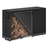 Sturdy Firewood Cover with 600D Oxford Fabric Weatherproof and Easy Access Zipper for Quick Firewood Retrieval