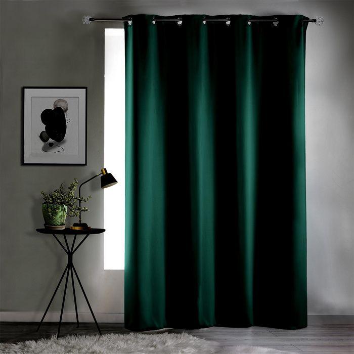 Rideau occultant "occult" 135x240cm émeraude