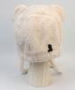 Yunibeosyeolkemiseuteuli Bear Bold Fleece Ivory Bonnet Hat