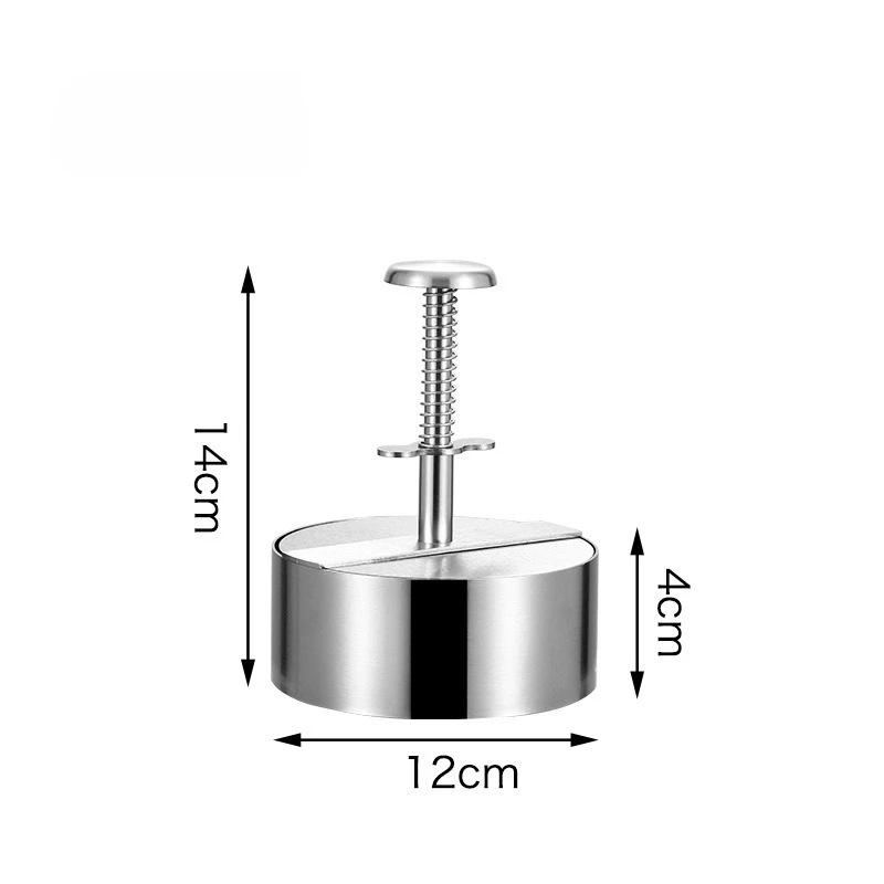 Manual Hamburger Meat Patty Press Food Stainless Steel Burger Press Round Hamburger Patty DIY Meat Dumpling Kitchen Accessories