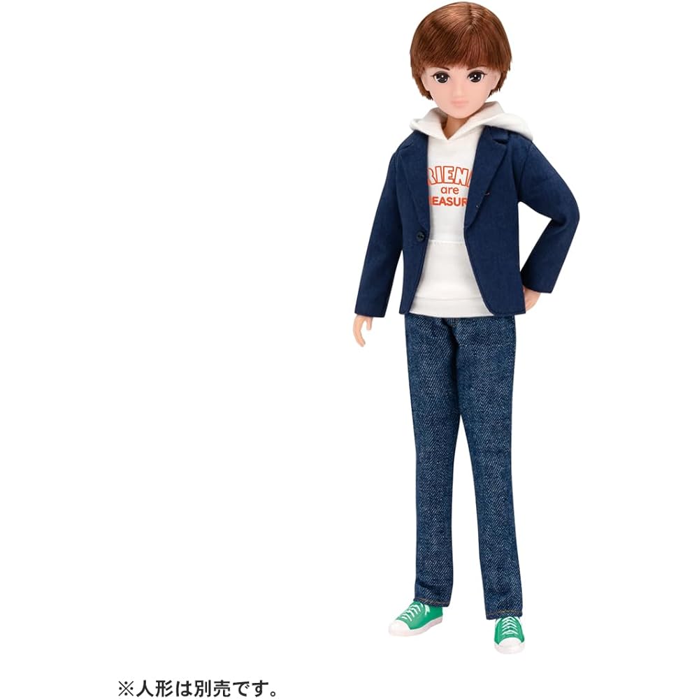 Takara Tomy Licca-chan Dress LW-24 Haruto-kun Outfit Set 3+ Years Dress-Up Doll Toy Safe ST Mark Certified