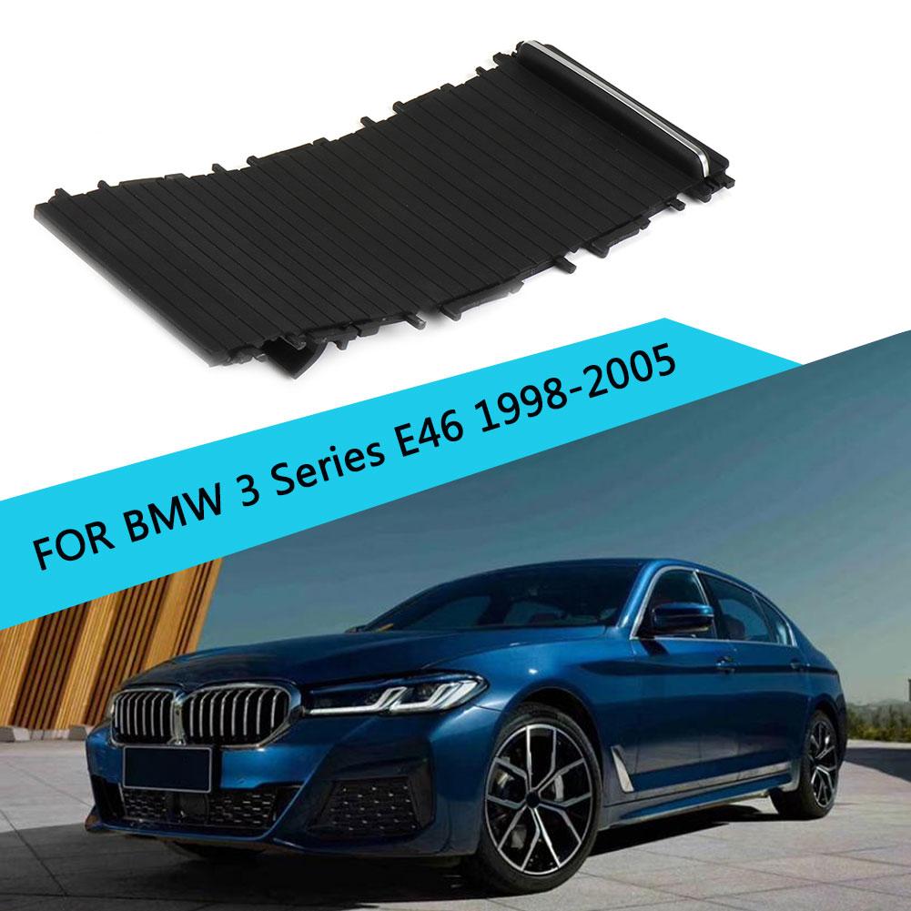 For BMW E46 3 Series Car Inner Indoor Center Console Cover Cup Holder Plate Sliding Roller Blind 1998-2005 51167038333