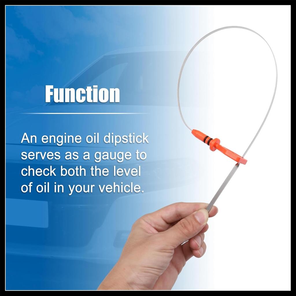 Engine Oil Level Indicator Dipstick for Honda Accord 2013-2017 for Honda CR-V 2015-2019 No.156505A2A04 Orange Durable Material