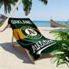 Oakland Athletics Print Beach Towel, Large Soft Quick Dry Towel for Beach Camping Swimming