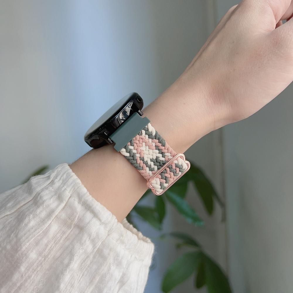 Correa Band For Samsung Galaxy Watch 7 FE 5 Pro 4 6 Classic 44mm 40mm Nylon Braided Sport Bracelet Correa Galaxy Watch 7 Strap
