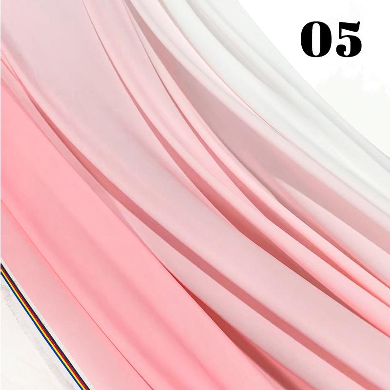 100x150cm Gradient Rainbow Fabric Ancient Style Sewing Hanfu Dress Stage DIY Costume Hanfu Silky Dress Stage Garment