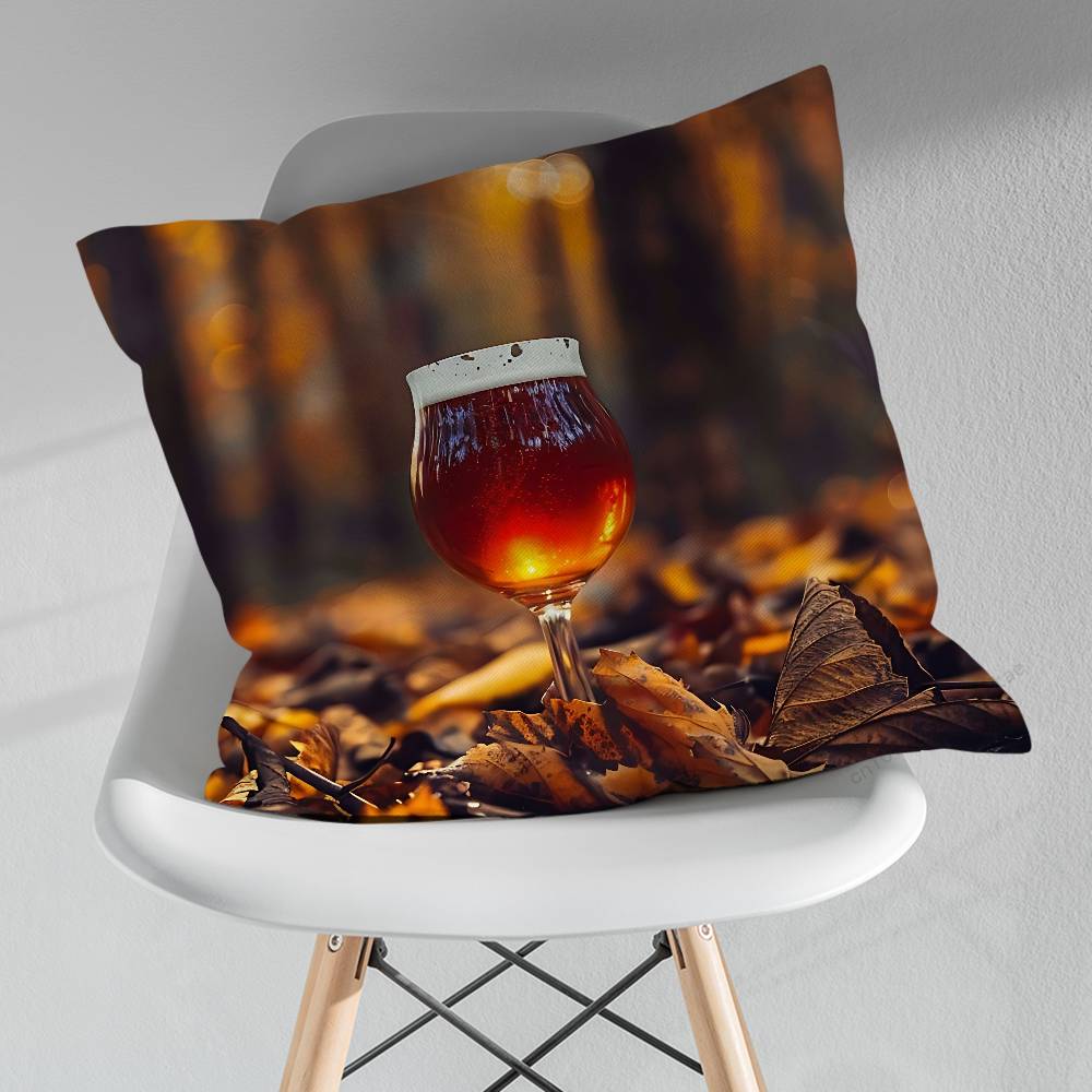Drinks Beer Alcohol Art pillow over living room sofa cushion cover home decoration bedroom room bed pillow cover