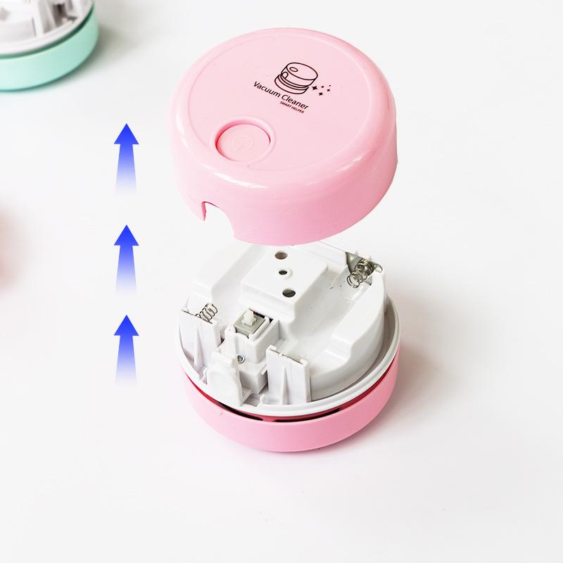 Mini Portable Desktop Vacuum Cleaner-Silent Office Study Desk Cleaning Expert for Students, Exquisite Gift for Home & Office use