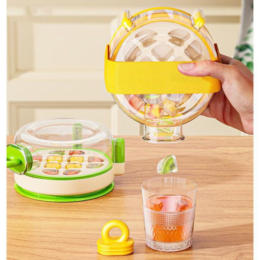Summer Design Ice King Cup Heat Relief Press Type Cup Kitchen Gadget Ice Making Box Summer Use