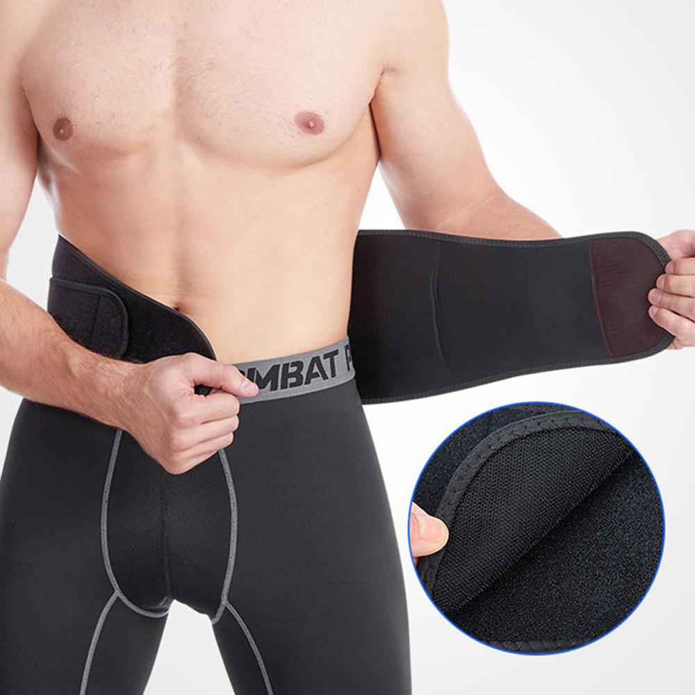 Fitness Compressão Cintura Suporte Cinto Costas Cintura Lombar com Respirável Dupla Alças Ajustáveis para Proteção de Segurança Esportiva