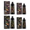 EELHOE Black Hair Dye Shampoo 3 In 1  Darkening Deep Nourishing Black Hair Dye Shampoo Natural Organic Herbal