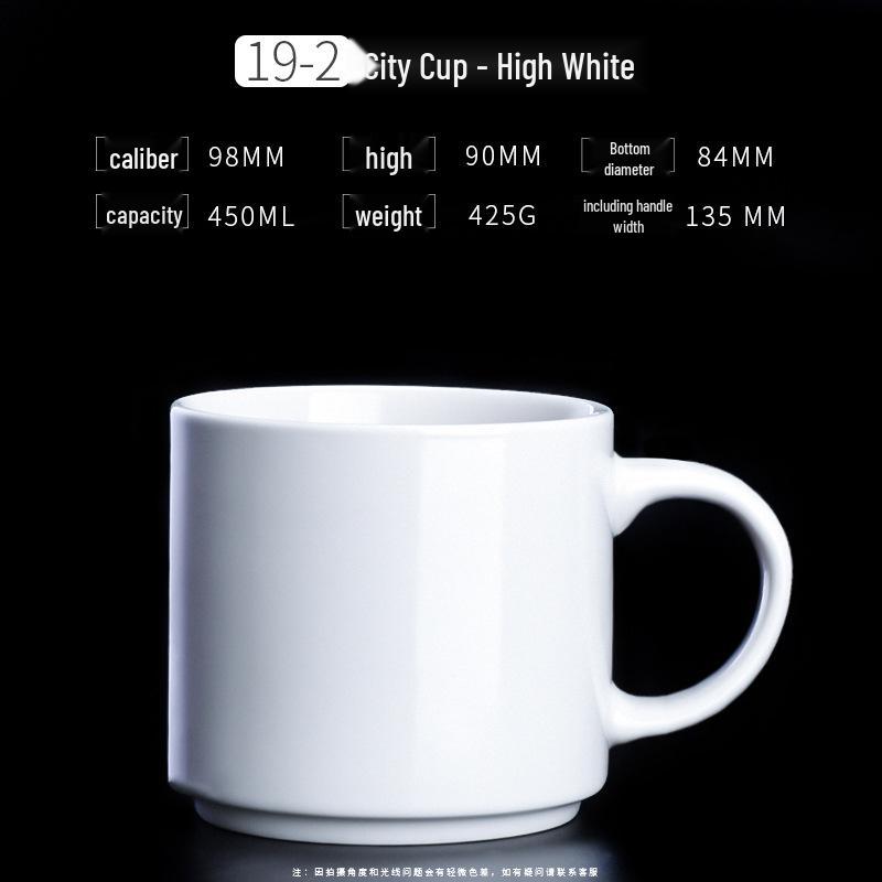 Custom Logo Ceramic Mug: Simple Solid Color Souvenir