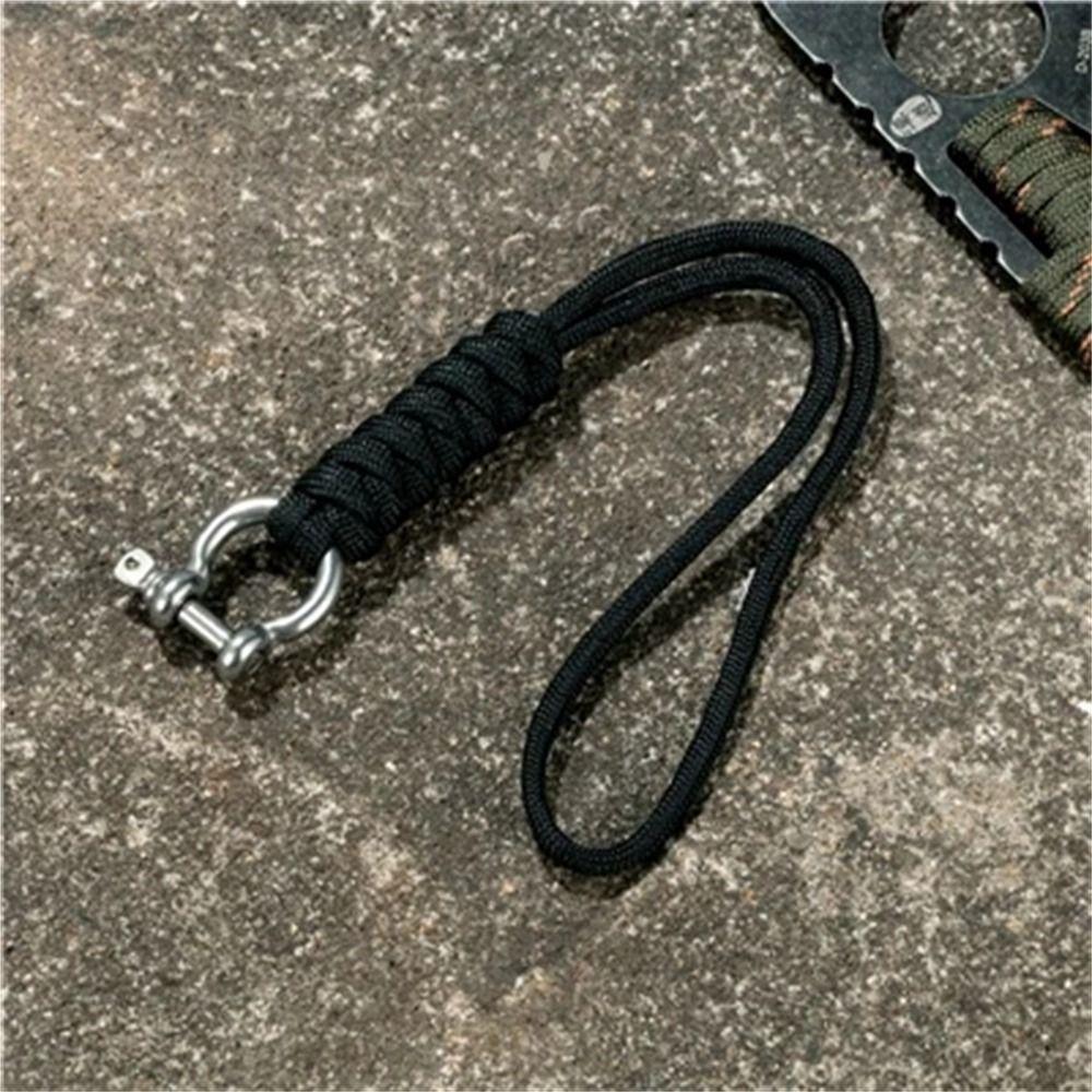 High Strength Paracord Keychain Outdoor Style Parachute Cord Keychain Survival Tool