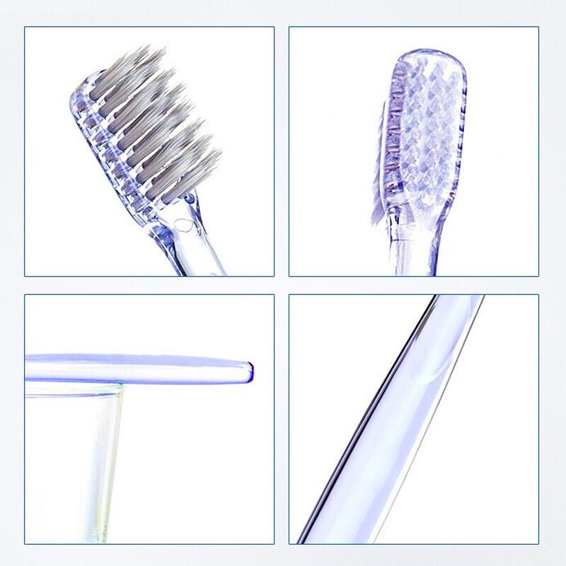 Nami Minimalist Clear Soft Bristle Toothbrush