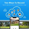4G/WiFi Network Camera, HD Wireless Surveillance Camera, Outdoor Smart Night Vision Digital Zoom CCTV Camera