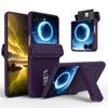 Spring Hinged Kickstand Holder Case For Samsung Z Flip 8 Flip7 FE Galaxy Z Flip 7 6 5 2 Credit Card Slot Lens Protect Cover