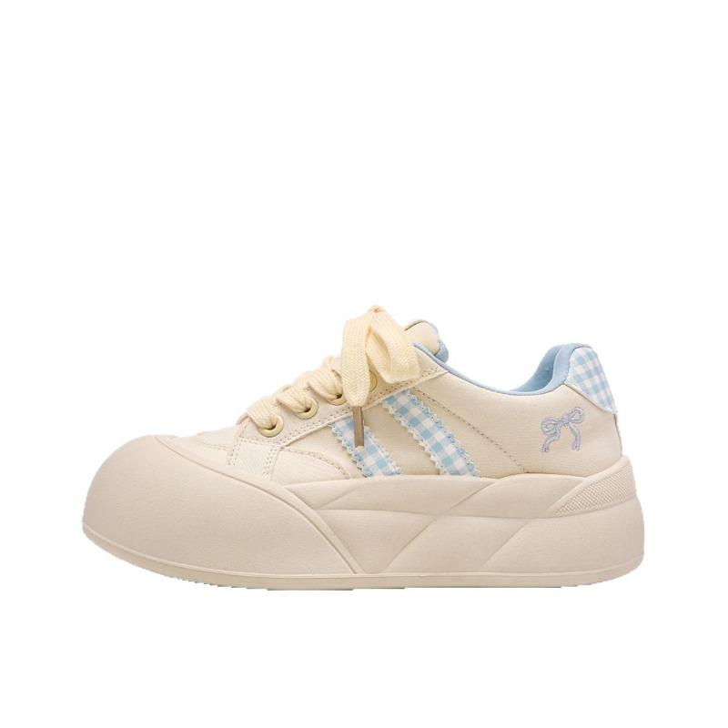 Summer casual board shoes women's new platform white shoes with skirts niche fashion bread shoes