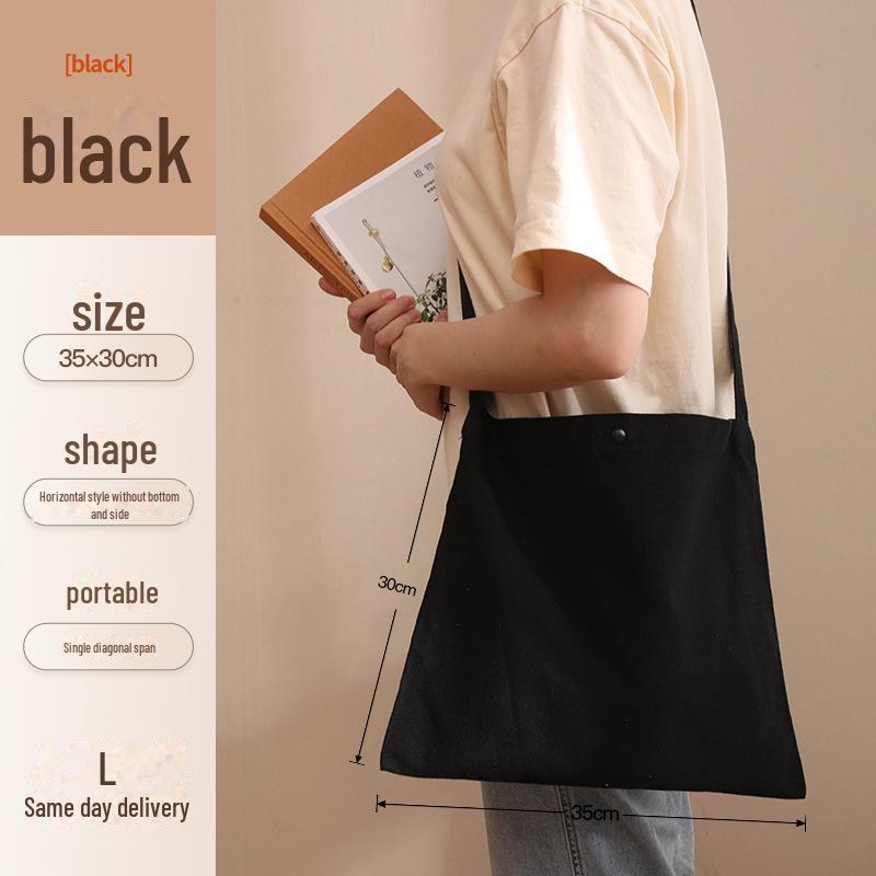 Personalisierte Logo Canvas Messenger Tote - Werbetasche mit großer Kapazität für Ausbildungseinrichtungen