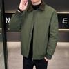 Printable Administrative Business Anti-wrinkle Down Jacket Men's Winter Lapel% White Duck Down Casual Cold-resistant Jacket Men