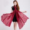 Sciarpa Stola in Seta di Gelso Grigia da Donna 180*110Cm Design Oversize Sciarpe e Coprispalle Femminili Stole Parasole Estive Kaki Nero
